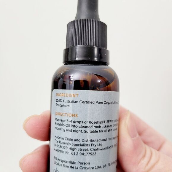 Set Of 3 Rosehip Oil Australian Certified Organic Cold Pressed - Picture 5 of 9
